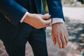 Les préparatifs du marié