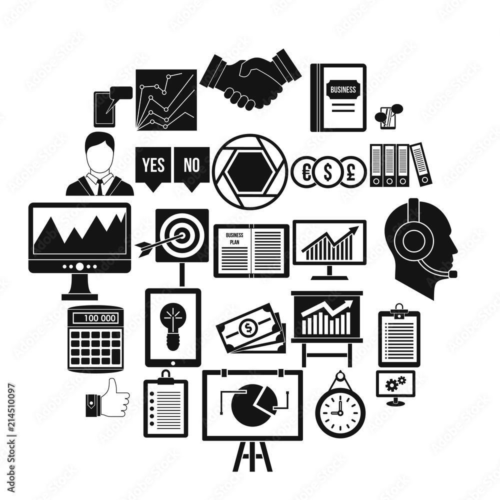 Poster game industry icons set. simple set of 25 game industry vector icons for web isolated on white backg
