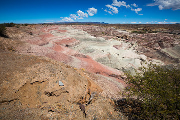 Stony landscape in Ischigualasto Provincial Park