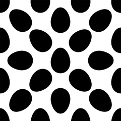 Egg Icon Seamless Pattern, Egg