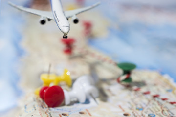 Abstract photo of time planning and spending in vacation