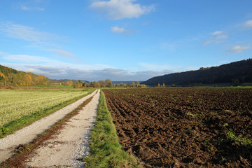 Fototapeta na wymiar Landschaft in Bayern