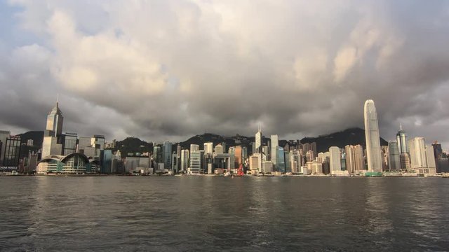 hong kong skyline time lapse 11mm 