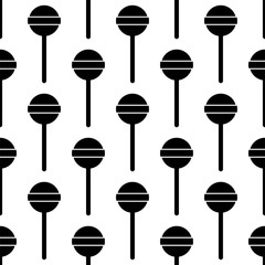 Lollipop Icon Seamless Pattern, Lollipop