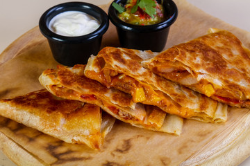 Quesadilla with chicken