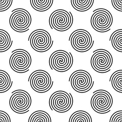 Spiral Design Seamless Pattern, Spiral