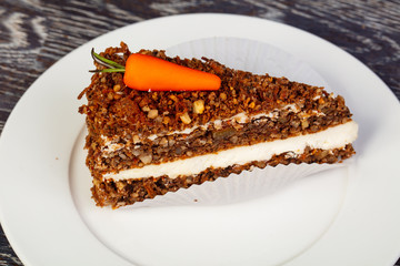 Delicious carrot mousse