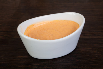 Appetizing spicy sauce