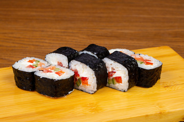 Delicious vegetable rolls