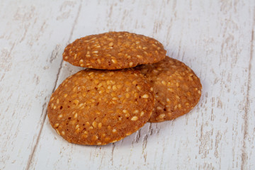 Delicious sesame cookies