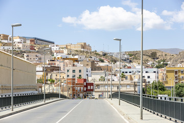 Fototapeta na wymiar a view of Gador town, Almeria, Andalusia, Spain