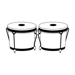 Drum music instrument vector illustration graphic design