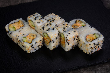 Japanese roll with crab