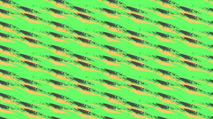 A bright modern pattern of chaotic strokes