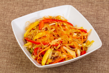 Glass noodle with vegetables