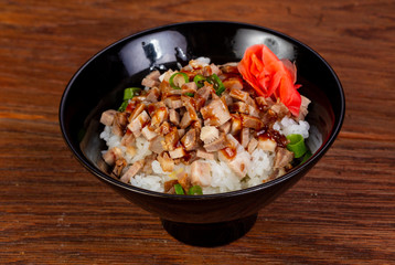Rice with pork