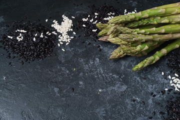 Asparagus Dark Background