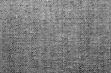 Texture a linen cloth, a black and white image