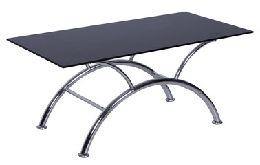 table with a glass table-top