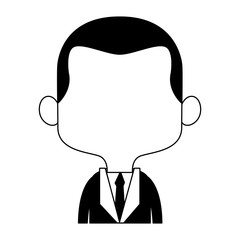 Midget businessman cartoon vector illustration graphic design