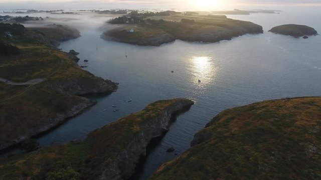 Tip of Bangor, drone view