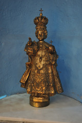 Statue in Roman Catholic Church, Mykonos-Greece 