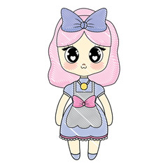 kawaii anime girl design