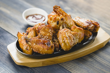 chicken wings with sesame