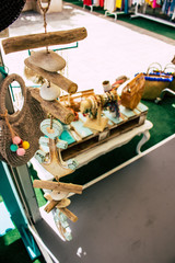 Furin. Windmill Bell. THE XVIII INTERNATIONAL ARTESANIA SHOW: Located in the Antonio Banderas Square of Puerto Banús city, Marbella, Andalusia, Spain. Picture taken – 19 july 2018.