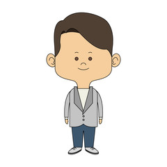 Cute midget man cartoon vector illustration graphic design
