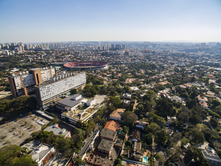 Obraz premium Bandeirantes Palace, Government of the State of Sao Paulo, in the Morumbi neighborhood, Brazil South America