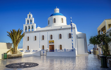Architecture Greek towns on the islands, church