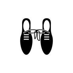 tie one shoes icon. Element of joke dat icon. Premium quality graphic design icon. Signs and symbols collection icon for websites, web design, mobile app