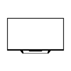 TFT LED wide screen smart tv icon