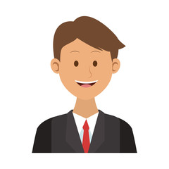 Executive businessman cartoon vector illustration graphic design