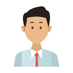 Executive businessman cartoon vector illustration graphic design