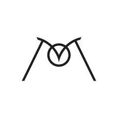 OM logo letter design