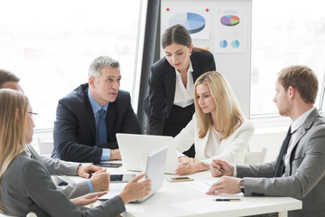 Business team meeting in office