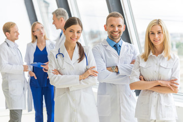 Medical team group portrait