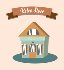 retro store shopping