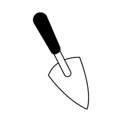 Spatula construction tool vector illustration graphic design