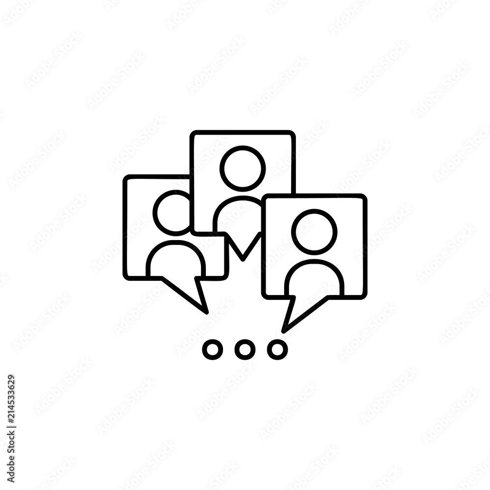 Poster contact of contacts icon. element of sturt up icon for mobile concept and web apps. thin line contac