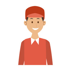 Young man with casual clothes cartoon vector illustration graphic design