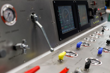 control operation desk of a drilling rig