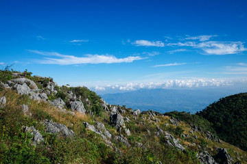 Fototapeta na wymiar Doi Luang Chiang Dao Province Chiang Mai Thailand landscape