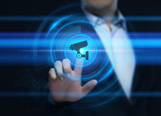 CCTV Camera Security System Business Technology Safety Concept