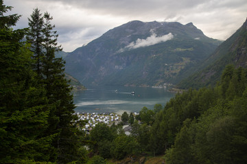 Fototapeta na wymiar Geirangerfjord in Norway