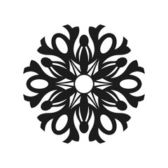 Abstract simple tribal sign. Graphic tattoo design.