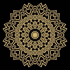 Vector mandala. Flower modern design. Vector illustration.