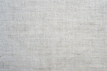 The texture of linen cloth close up. Background. Woven natural materials